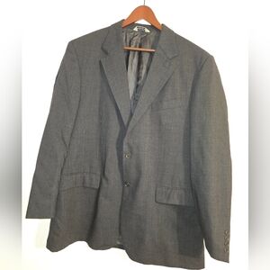 Pronto Uomo Gray Sport Coat Classic Fit Notched Lapels 46R